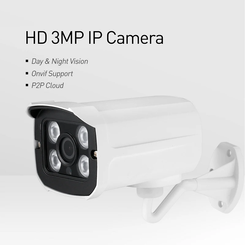 Водонепроницаемая наружная IP светодиодный видеонаблюдения 1296P/1080P 3 Мп|Камеры