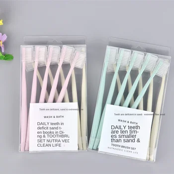 

10PCS/LOT Multi-Color Soft Bristle Small Head Toothbrush Tooth Brush Portable Travel Eco-friendly Brush Tooth Care Oral Hygiene