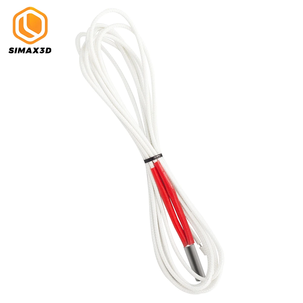 

Hotend 24V 40W Heating Tube Thermistor 1M High Temperature Filament Heater Cartridge 6*20mm for V6 J-head Hotend 3D Printer Part