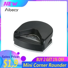 Aibecy mini canto portátil cortador de papel arredondado perfurador canto redondo lightweigh trimmer cortador 4mm para foto máquina cortador de papel