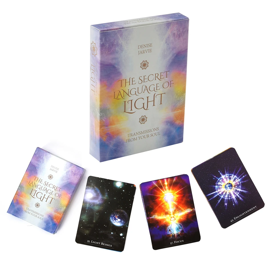 The Secret Language Of Light Oracle Transmissions From Your Soul Tarot Deck For Family Party Holiday Gift Board Games Card Games Aliexpress