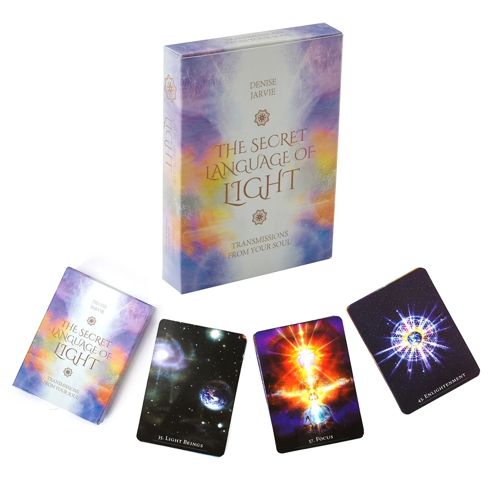 The Secret Language of Light Oracle Transmissions from your Soul Tarot Deck  For Family Party Holiday Gift Board Games|Card Games| - AliExpress
