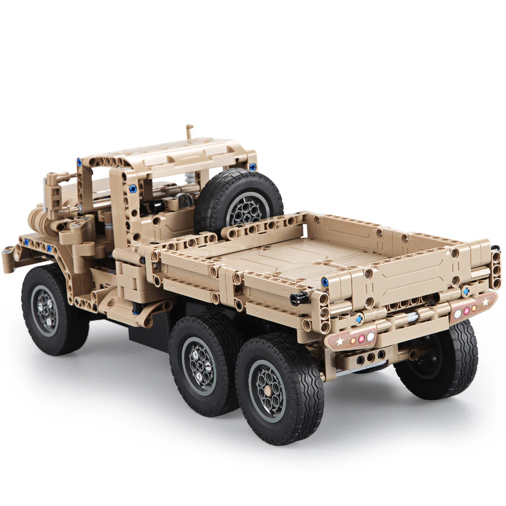 Cada DOUBLE E 545 шт 2,4G RC военные строительные блоки для грузовиков, кирпичи, техника, DIY Грузовик, сборная RC игрушка для детей, подарок