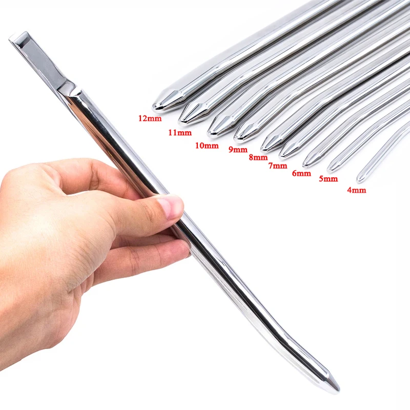 Stainless Steel Urethral Blockage Male Penis Plug Urethral Dilator Man'S Masturbator Stick 9size Stimulation Cock Plug