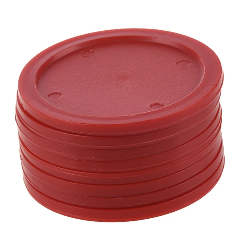Red Air Hockey Set(8 pcs. 63 mm Air Hockey Puck