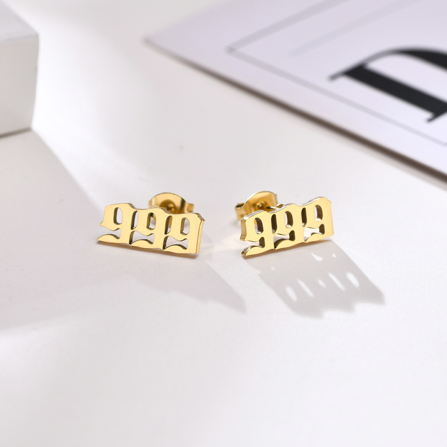 Earrings, Angel Number Earring 111 222 333 444 555 666 777 888 999, Women Earring, Christmas Gift, BFF Gift, Teacher Gift