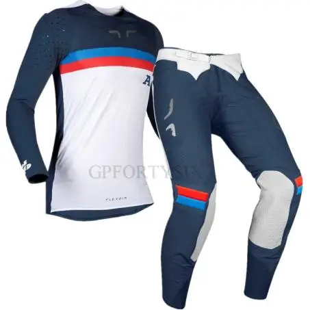 navy Naughty Fox Flexair мотокроссная Экипировка темно-синий BMX MTB Горный спуск грязный велосипед костюм для мотокросса внедорожные мотоциклетные комбо - Цвет: navy