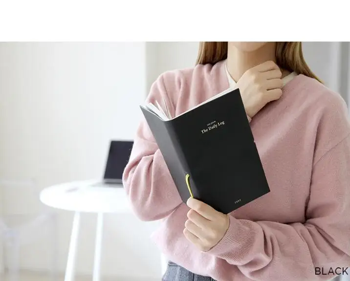 Pure Color Band Fashion Pocekt Portable Monthly Weekly Plan 160P