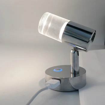 

LED Bedside Reading Light, Bed Reading Lamp for Marine, RV, Boat Bedroom Living Room Office, USB