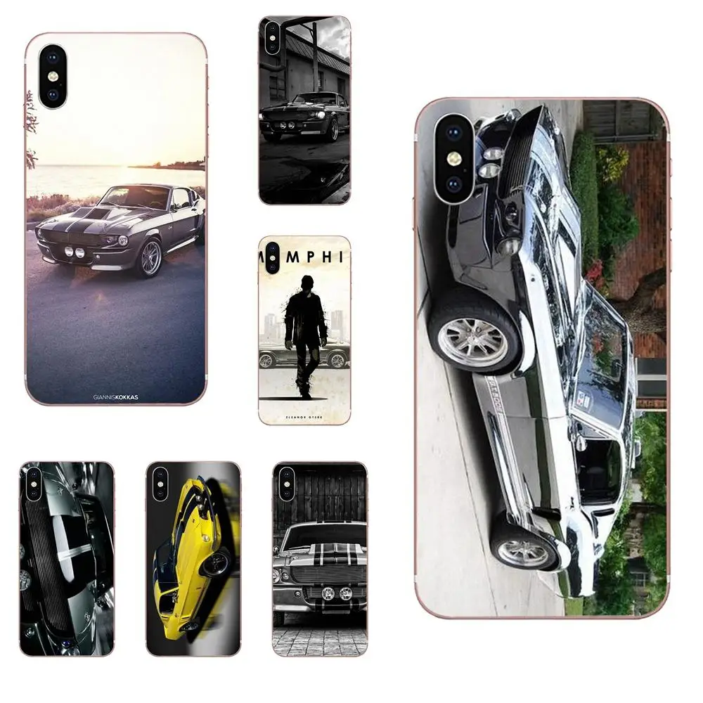 

1967 Ford Mustang Shelby Gt500 Soft TPU Capa Case For Samsung Galaxy Note 5 8 9 S3 S4 S5 S6 S7 S8 S9 S10 5G mini Edge Plus Lite