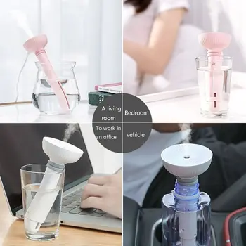 

Portable USB Humidifier Personal Cool Mist Humidifier Mini Quiet Air Humidifie Without Water Bottle for Home Travel Office Car