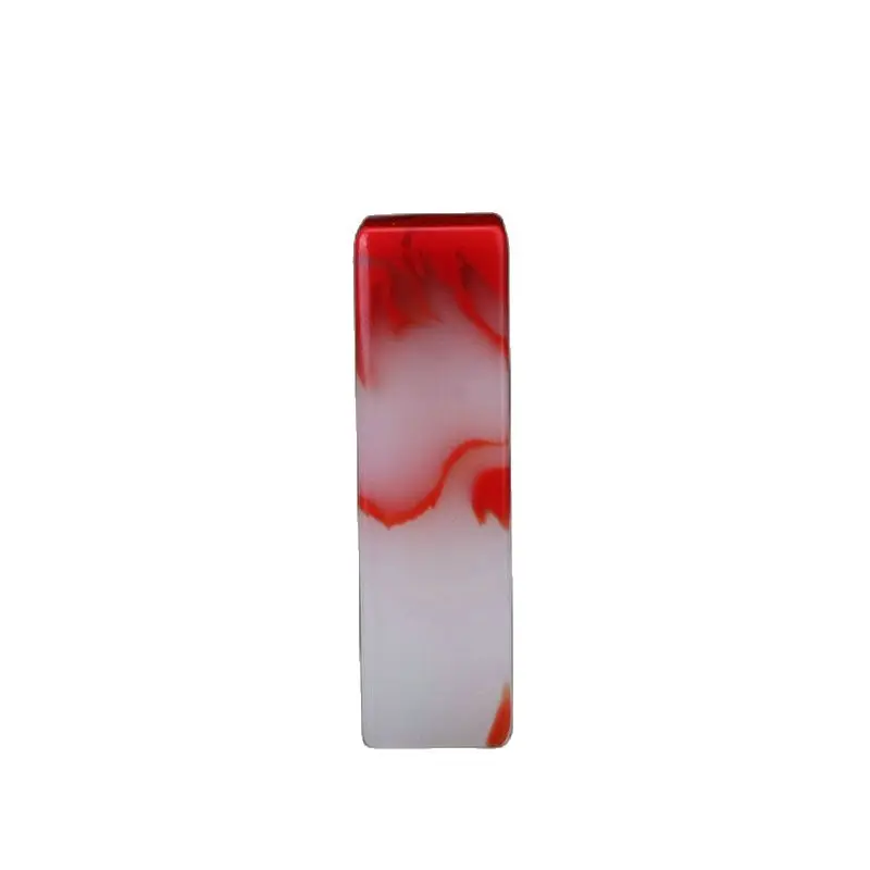

Chinese Handcarved Chicken Bloodstone Square Seal Natural Jade Wordless Seal