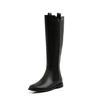 

Fashion Knee High Boots for Women Party Night Club Shoes Woman Autumn Winter Warm Black Brown High Boots