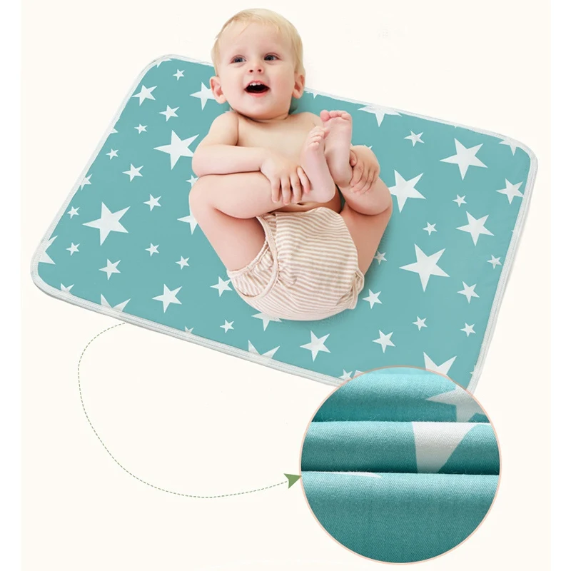 Mattress-Sheet Diaper-Pad Changing-Mat Baby Waterproof Foldable Travel Newborn Floor-Mat