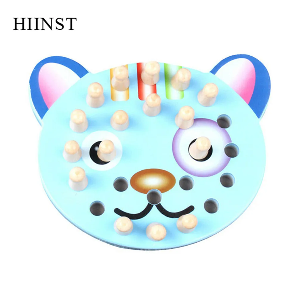 HIINST детская шахматная игра с памятью, деревянная настольная игра с памятью, интеллектуальное развитие, обучающая игрушка-головоломка для раннего обучения