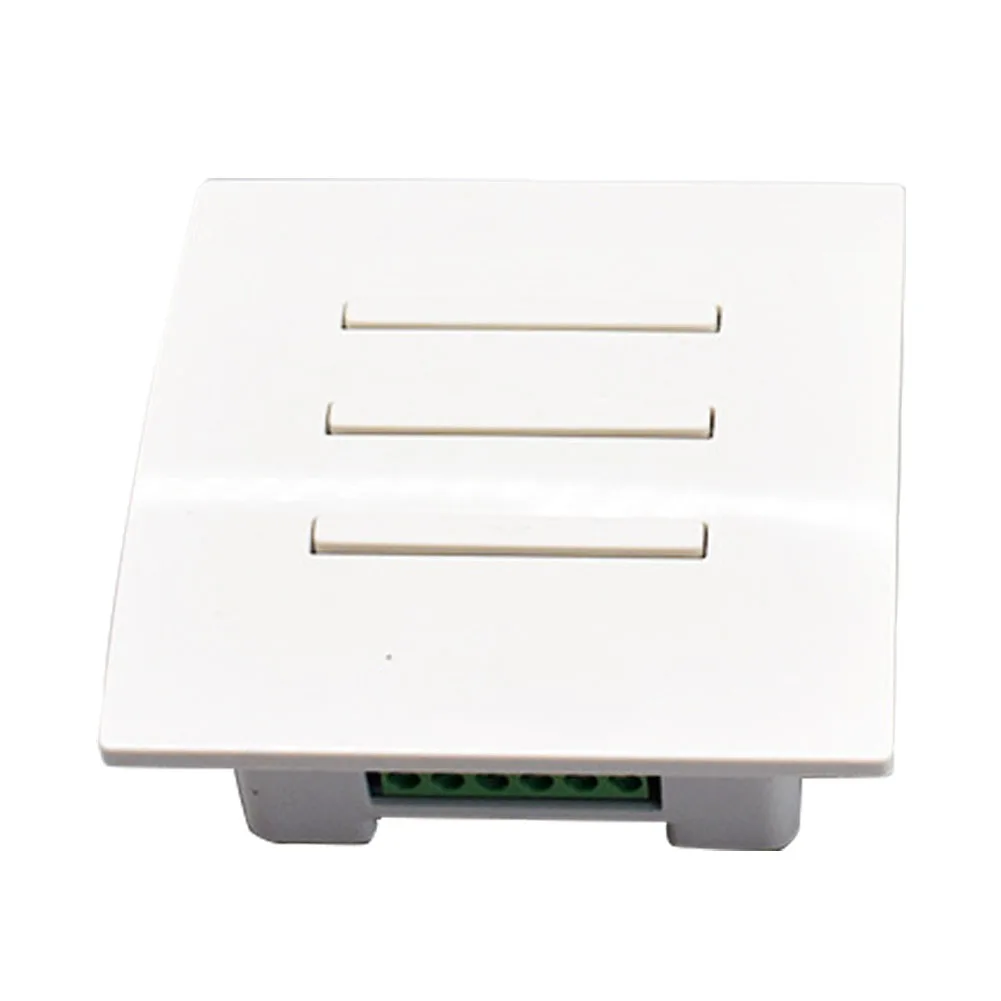 Выключатель электрических штор wifi беспроводной DC227A аксессуары для отеля дома двухканальный настенный стикер для гостиной контроллер Белый