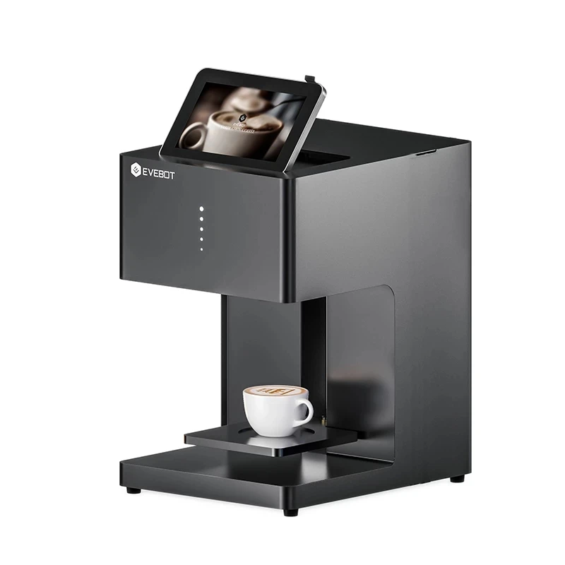 EVEBOT 3d ラテアートコーヒープリンターマシン自動飲料食品 Selfie 