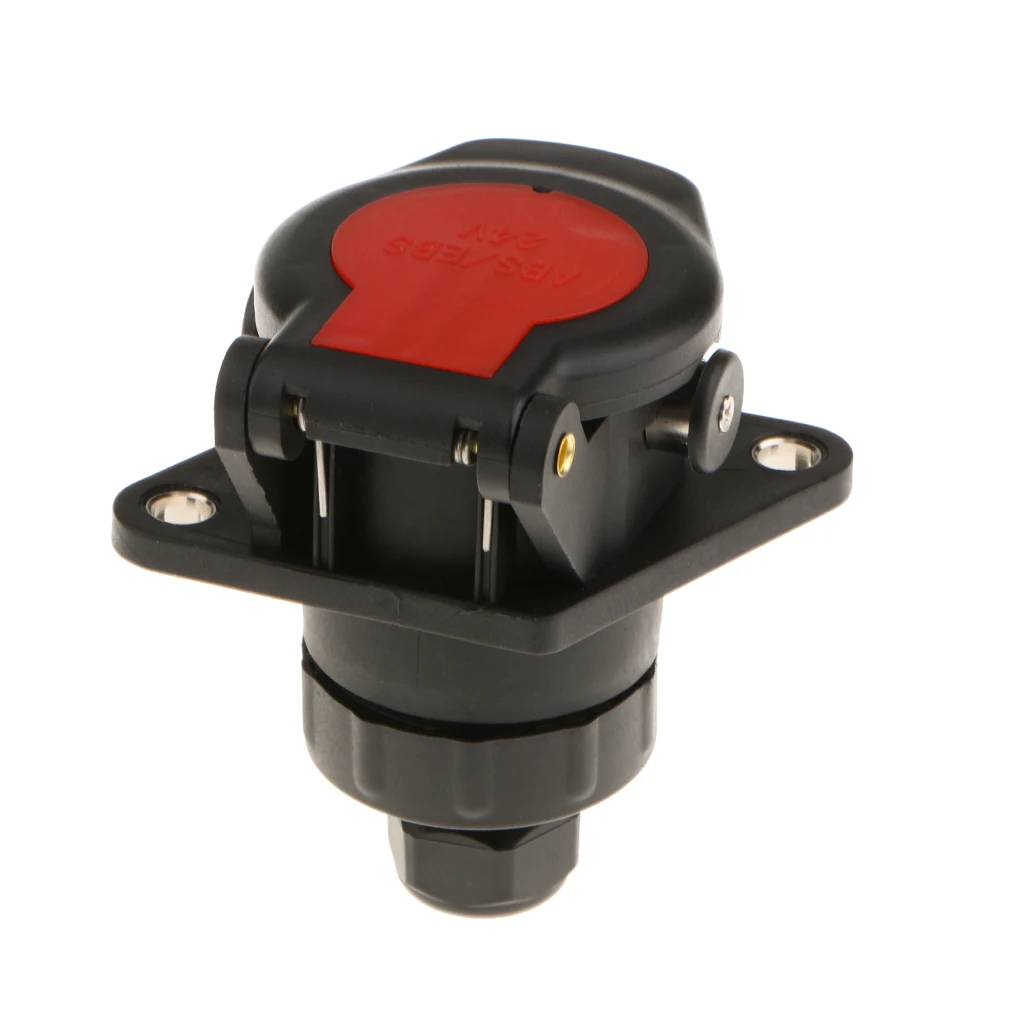 15Pin 24V прицеп вилка круглая проводка фары буксировочный караван Грузовик Лодка
