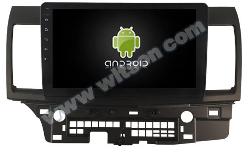 10," Android 9,0 Pie OS автомобильный мультимедийный навигатор gps радио для Mitsubishi Lancer 2006- с разделенным экраном функция поддержки
