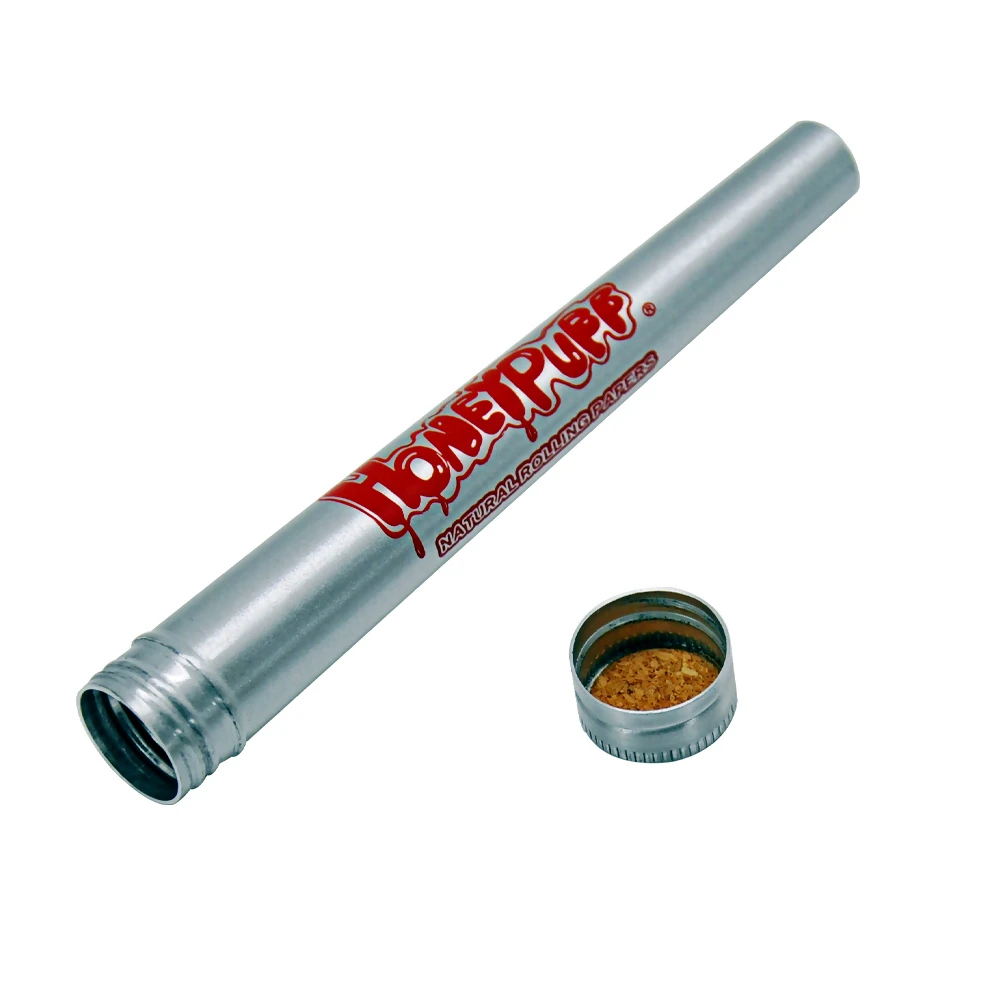 HONEYPUFF Aluminum Doob Tube For Two Size Rolling Paper Airtight Smell