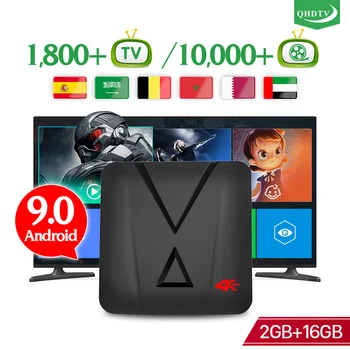 

MX10 mini IPTV Arabic Box Android 9.0 2G/16GB with 1 Year QHDTV Subscription IPTV Germany Belgium Dutch No APP Include