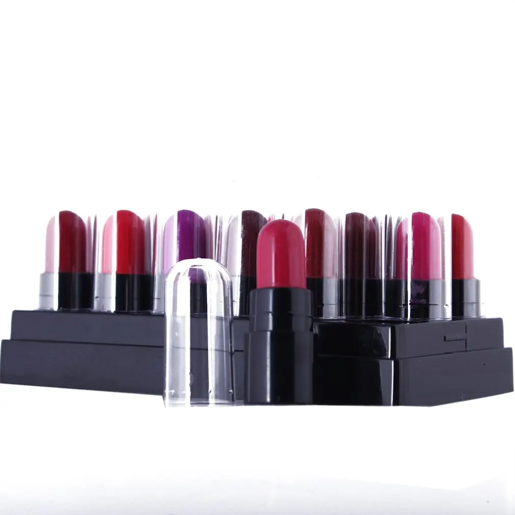 Special offer off the shelf 18 color small lipstick ebay AliExpress explosion proof lipstick economical lipstick 5