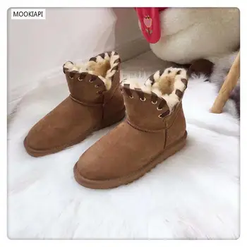 

2019 Australia's most fashionable short tube women's snow boots, real sheepskin, natural wool, the highest quality shoes