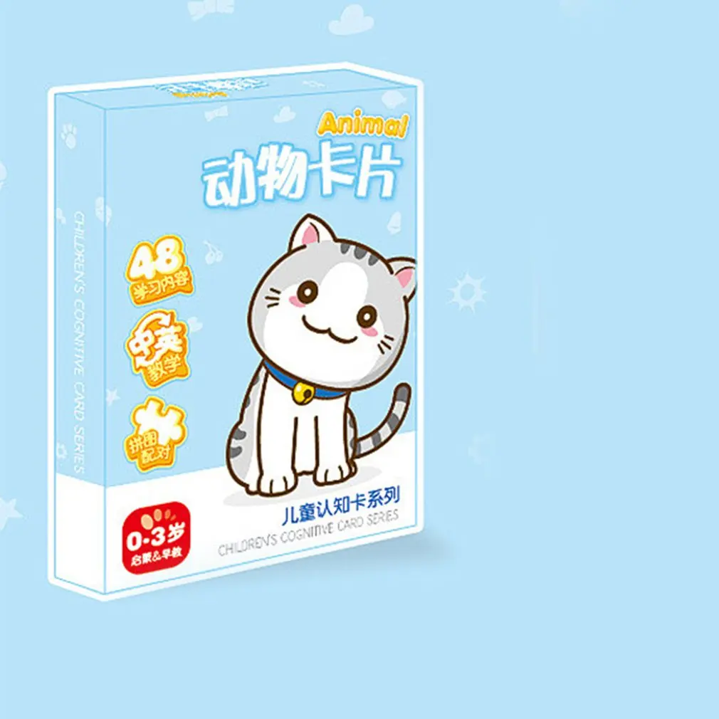 

Children Paper Alphabet Paired Cards Baby Learning Cognitive Game Associative Memory Toys Thick waterproof Puzzle