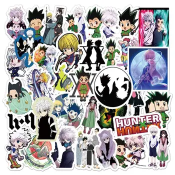 

50/100PCS Anime HUNTER X HUNTER Anime Danganronpa Stationery Stickers Waterproof PVC Decal For Laptop Suitcase Skateboard Car