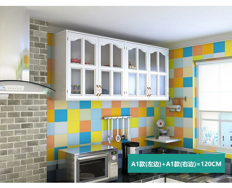 European kitchen cabinet wall cabinet bathroom balcony hanging cabinet bathroom storage cabinet wall hanging cabinet