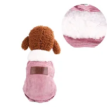 Утолщение теплый собака пальто зима питомца, для щенков, одежда 3 вида стилей(джинсовая куртка) XS-XL маленькие собаки Костюмы 1 шт. куртка Чихуахуа Мопс 34DH3