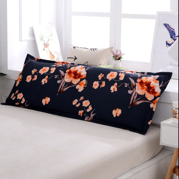 Высокое качество милая пара наволочка удобная домашняя кровать печать длинное тело две подушки протектор хлопок наволочка 120x48 см - Цвет: 11