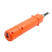 Kit de herramientas de impacto punching Down, con tipo de cuchilla 110 para Ethernet, bloque de punzón, conector Keystone y reparación de Cable de red