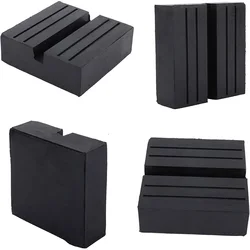 Support de cric de levage de voiture, tampons en caoutchouc noir, cadre de cric fendu au sol, adaptateur de Rail pour BMW Audi Benz Skoda Ford Toyota 