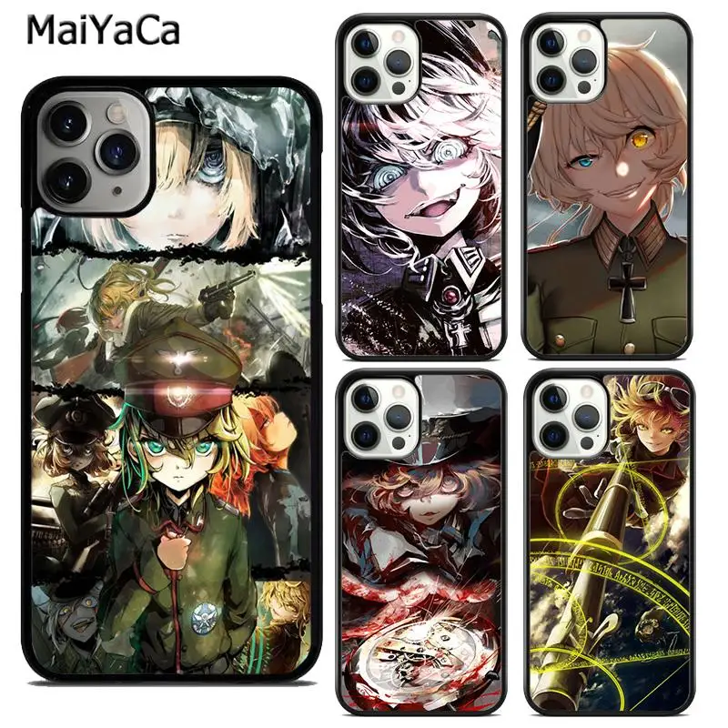 MaiYaCa Anime Tanya Degurechaff Youjo Senki Phone Case Cover For iPhone 5 SE 2020 6 6s 7 8 plus X XR XS 11 12 13 pro max shell | Мобильные
