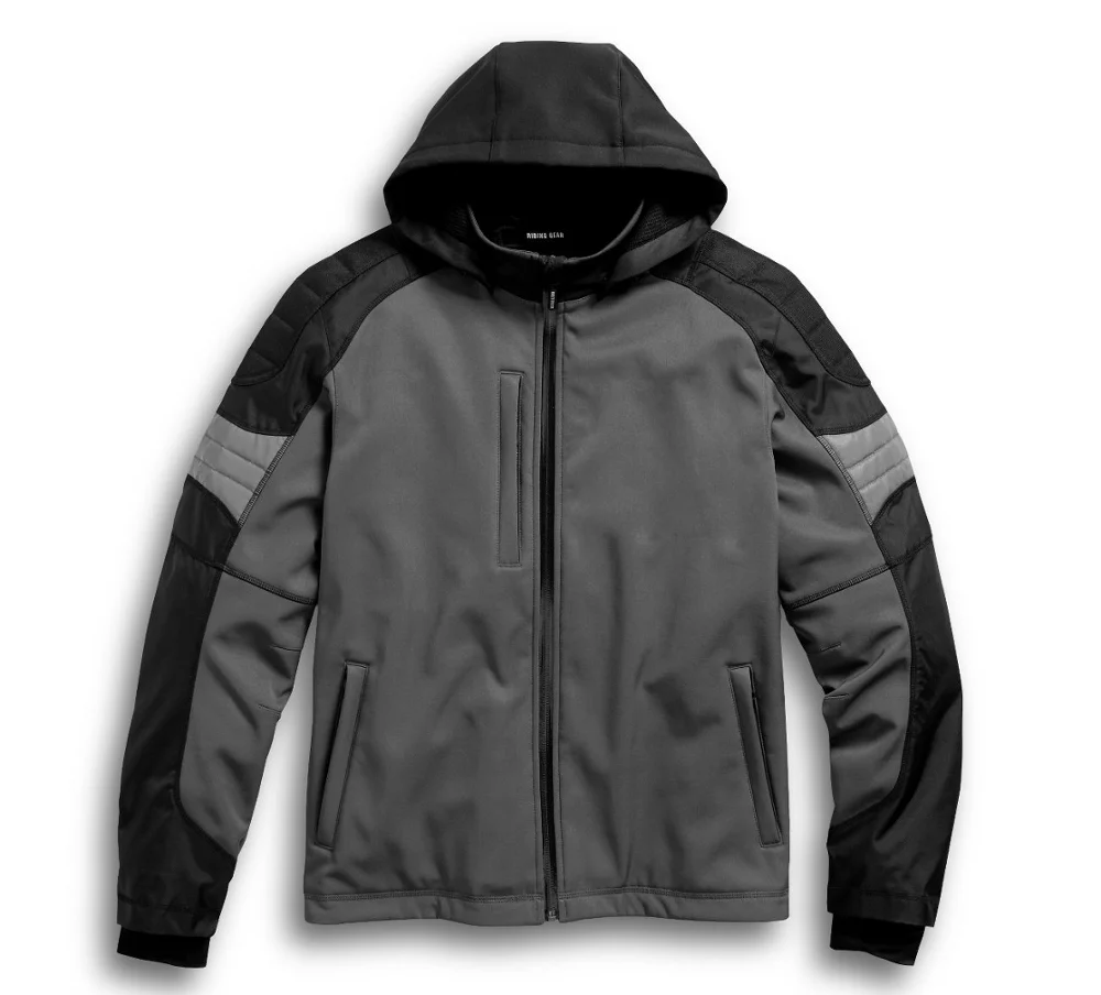 Motorcycle jacket Rider hooded jacket Fluorescent pattern reflective function 98110