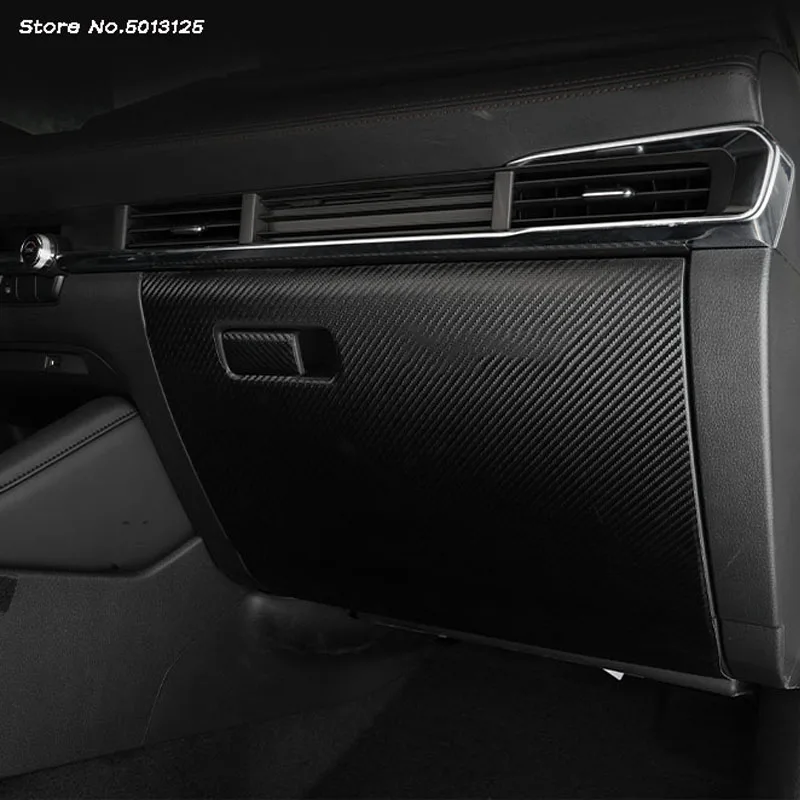 

Car Co-pilot Anti-kick Pad Anti-dirty Pad Mat Door Protection Cover Stickers Trim For Mazda 3 Axela 2019 2020 Car Accessories