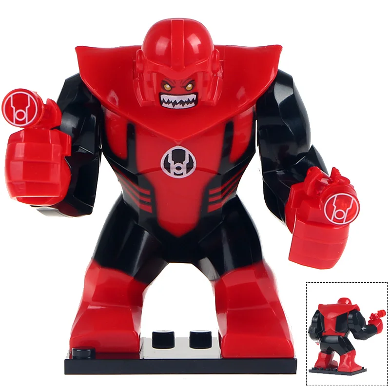 20 шт./партия Супер Герои анти-яд бунт зеленый фонарь Kilowog яд Hulkpool Carnage экшн строительные блоки игрушки для детей - Цвет: Серебристый