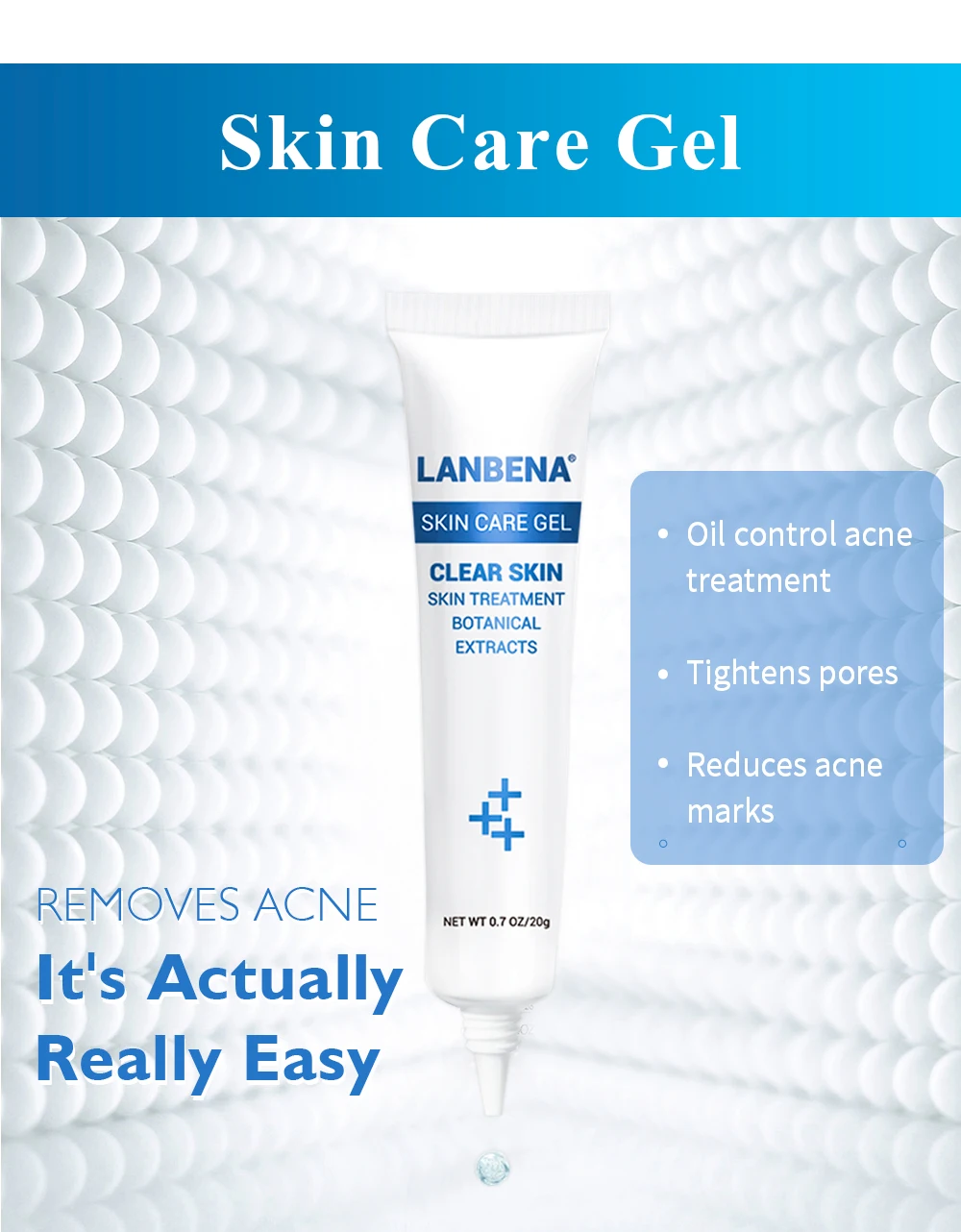 LANBENA маска для лица серия Acne Уход за кожей Гиалуроновая кислота сыворотка акне прыщи патч лечение акне гель для удаления прыщей крем для лица