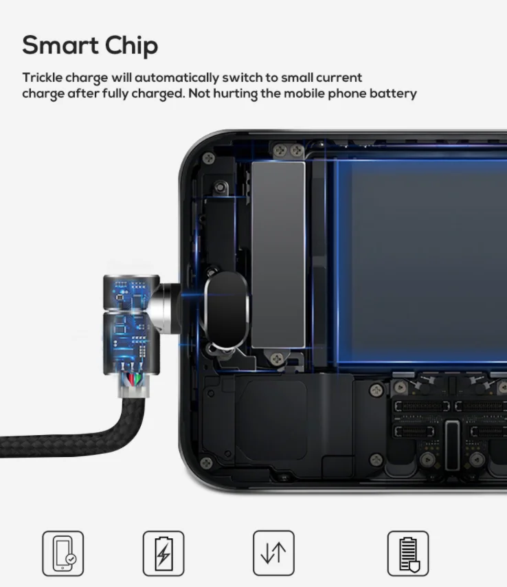 1 м 2 м Магнитный Micro USB кабель для iPhone samsung huawei usb type C Магнитный зарядный кабель USB C кабели для мобильных телефонов