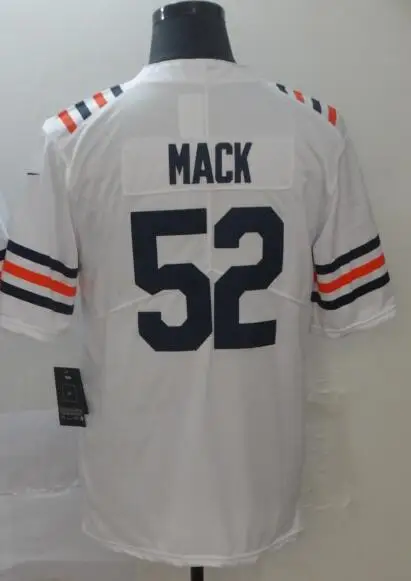 Все сшитые мужские wo Мужские Молодежные Дети th Chicago Khalil Mack 52 Джерси 1 - Цвет: As photo