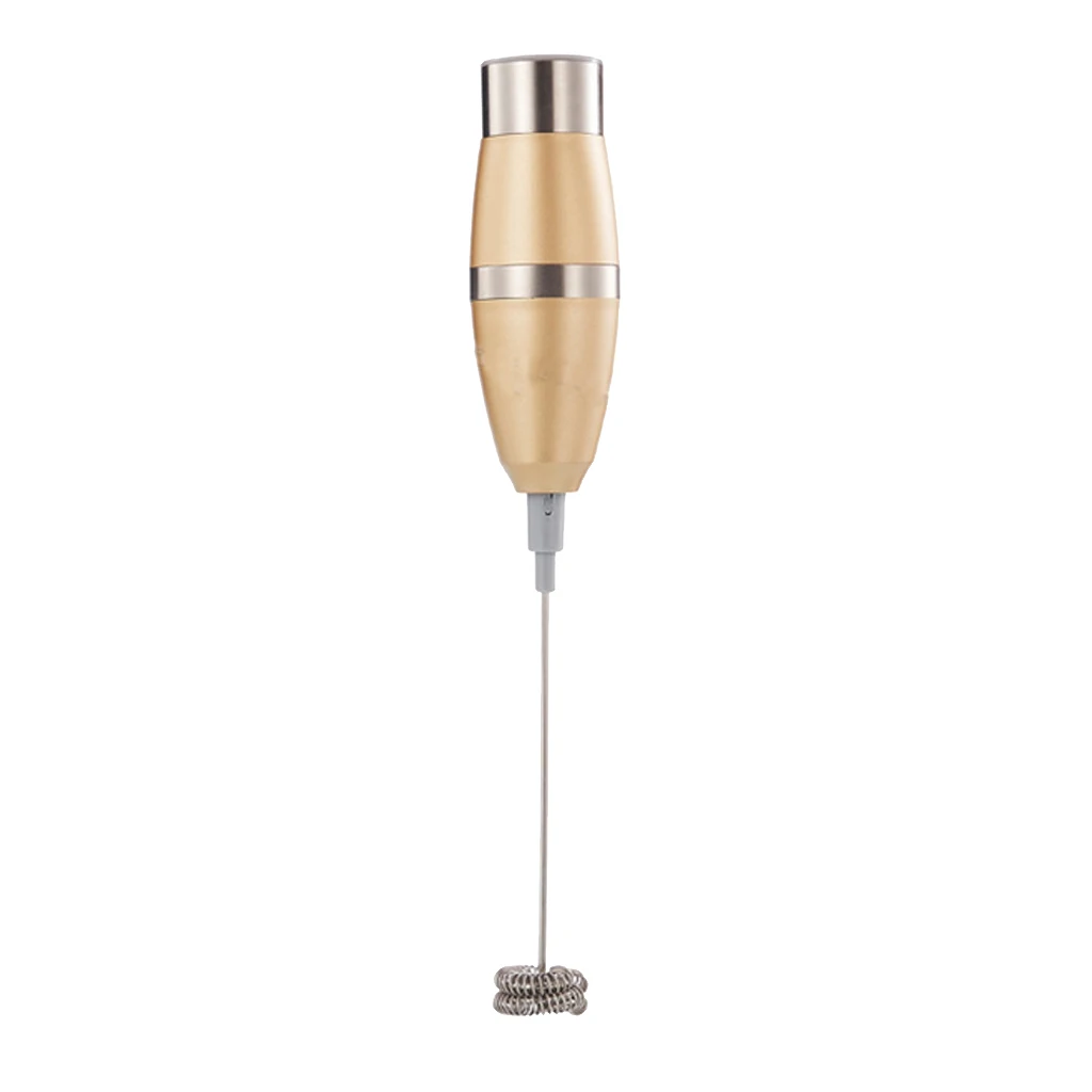 Handheld Electric Milk Frother Coffee Stainless Foamer Whisk Mixers Blend