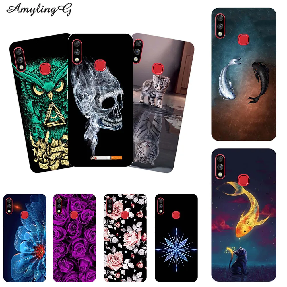 Для Infinix Hot 8 7 Pro X625 X624 Smart3 Plus X627 S4 X626 чехол с красочным рисунком розы волк Мягкий