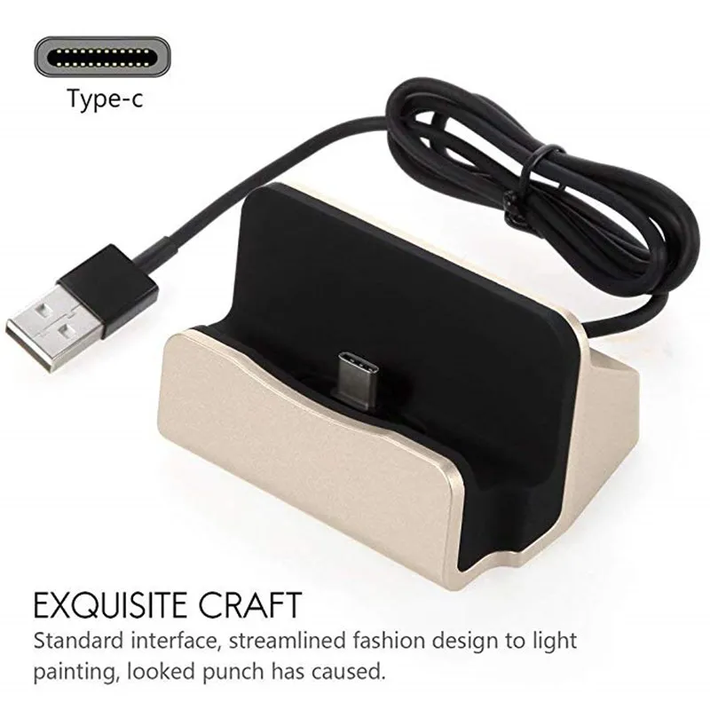 Зарядное устройство USB, док-станция с разъемом типа C для samsung S8 a40 a70 a50 s10 s9 plus Xiaomi Mi 9 9t 8 для Oneplus 7t
