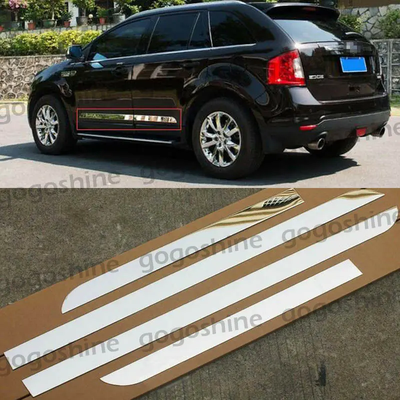 

Car modification Car accessories Stainless Steel Body Side Door Cover Trim For Ford Edge Lincoln MKX 2007-2014 high quality