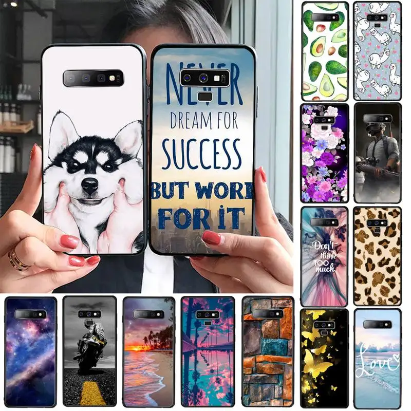 

Cute Husky Dog Minions Alpaca Vintage Flower Marble Leopard Phone Case for samsung A 50 51 71 31 21 30 S 20 9 note 20 J4 2018