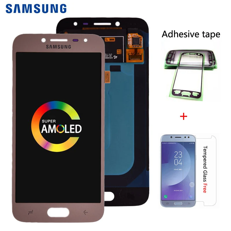 Супер Amoled для samsung Galaxy J2 pro J250 J250F ЖК-дисплей кодирующий преобразователь сенсорного экрана в сборе для Grand Prime Pro