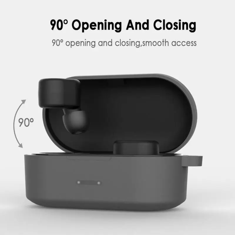 Защитный чехол Bluetooth гарнитура Набор Bluetooth гарнитура силиконовый рукав гарнитура крышка с крючком аксессуары для QCY T1S/QS2