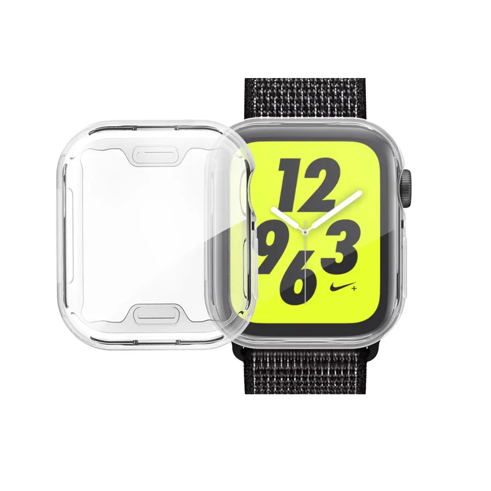 Чехол для наручных часов Apple Watch 4 5, версия 1, 2, 3, ремешок 42 мм, 38 мм, версия мягкий 360 тонкий чистый ТПУ Экран протектор для наручных часов iWatch серии 5/4/3/2/1 44 мм 40 мм