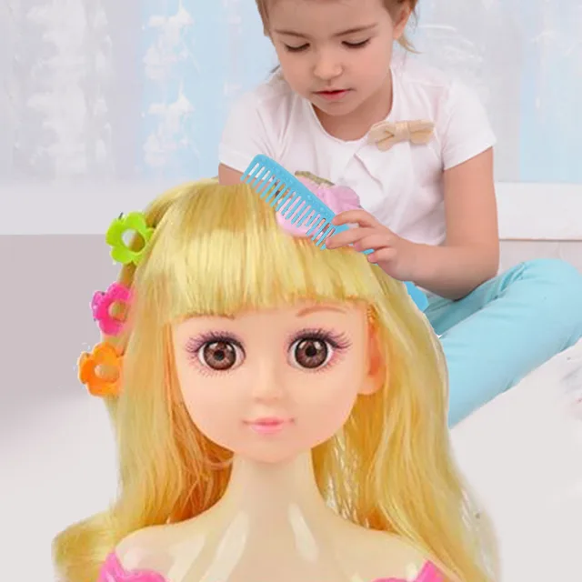 Beauté Mode Enfants Mode Jouet Enfants Maquillage Pretend Playset Styling  Head Poupée Coiffure Beauté Jeu Avec Sèche Cheveux Cadeau Danniversaire  Pour Les Filles 230520 Du 16,21 €